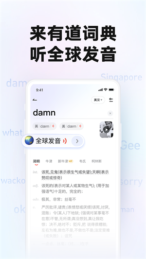 网易有道词典全球发音免费版截屏1